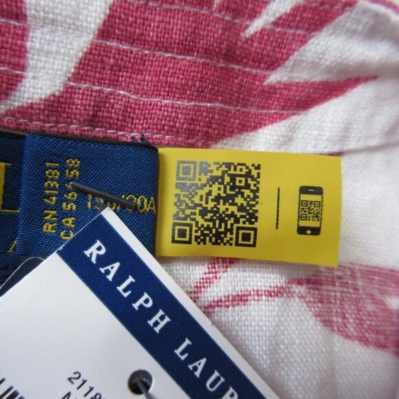 NWT Polo Ralph Lauren Belted Wrap in Magpie Floral Sleeveless Linen Dress 0 - Picture 4 of 6